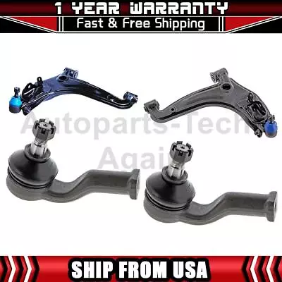 Mevotech Front Tie Rod End Control Arm  Ball Joint 4X For Mazda Miata 1990 1991 • $374.91