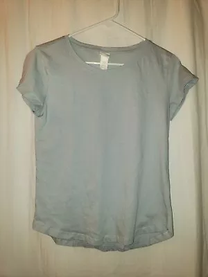 H & M Womens XS Lot Of 2 Pink Blue Short Sleeve Tee Shirt • $13