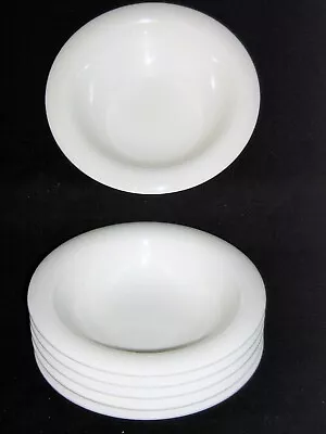 6 X Carlisle Super Vitrified Melamine Durus 8oz White Cereal Bowls - Camping  • £7.50