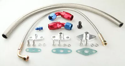 Turbo Oil Feed Line Drain Return Line Kit For Toyota Supra 1JZGTE 2JZGTE 1JZ/2JZ • $69.65