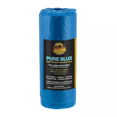 Dura-Gold 72 Wide X 59 Long Roll Of Pure Blue Pre-Folded Making Film 0.4 Mil O • $8.86