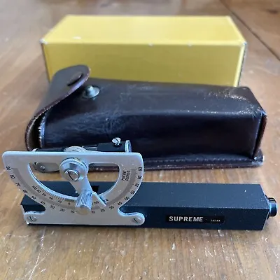 Vintage Abney Survey Hand Level Clinometer No. 802 Supreme Japan & Leather Case • $20
