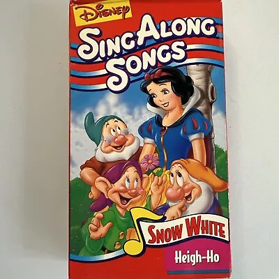 Disneys Sing Along Songs - Snow White: Heigh-Ho (VHS 1994) • $8.09