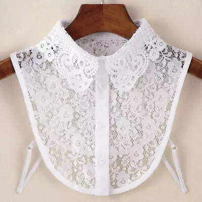 Women Ladies Lace Fake Collar Half Shirt Blouse Tops Detachable False Collars • $9.49