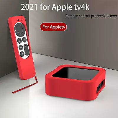 $22.15 • Buy For Apple TV 4K Remote Control Silicone Protective Cover And Box Protective Case