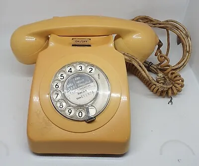 Vintage 1970s GPO Rotary Dial Telephone 746 GNA 76/1 • £7.50