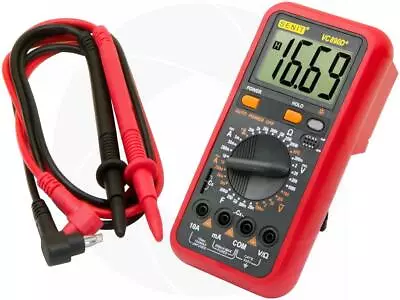 Digital Large LCD Multimeter AC/DC Voltage Current Ohms Resistance Diod Tester • $18.99