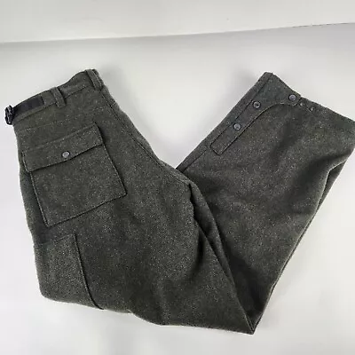 HFC EQUIPMENT Mens 36x32 Wool Blend Cargo Hunting Bushcraft Outdoorsman Pants • $64.97