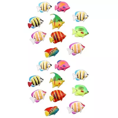 $8.95 • Buy  20 Pcs Plastic Artificial Fish Simulation Fake Fish Floating Vivid Landscape
