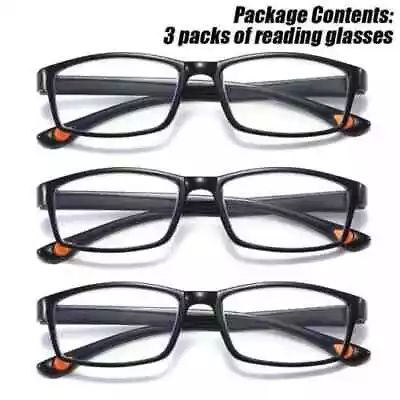 3 Pack Mens Reading Glasses Business UNISEX MEN WOMEN 1.5 2.0 2.5 3.0 3.5 • £6.99
