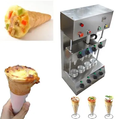 Pizza Cone Machine Stainless Steel Pizza Cone Forming Making Machine 4 Heads Piz • $1253.75