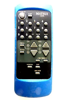 MATSUI TV REMOTE CONTROL For 1409R • £7.99