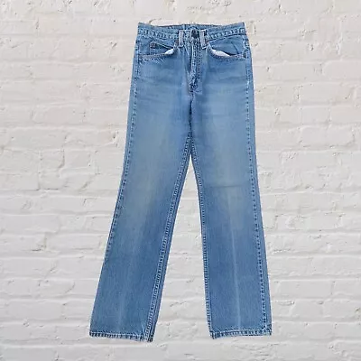 Vintage Orange Tab Levi Denim Jeans 29W 32L 80s Straight Leg Faded • $20.99