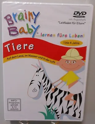 £7.07 • Buy Brainy Baby DVD Learning For Life Animals Kids 1-4 Years Guide Parents T171A