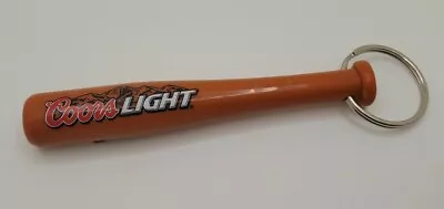 Vintage Promo Baseball Bat Keychain Bottle Opener Coors Light Advertising • $19.80