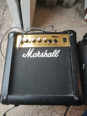£59 • Buy Marshall MG10CD Series Practice Guitar Amp 40 Watt Amplifier Tested & Working