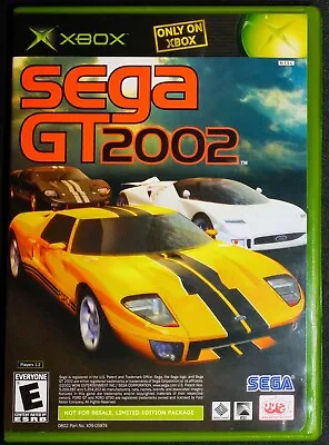 SEGA GT 2002 / Jet Set Radio Future Microsoft Xbox MINT Condition COMPLETE • $153.19