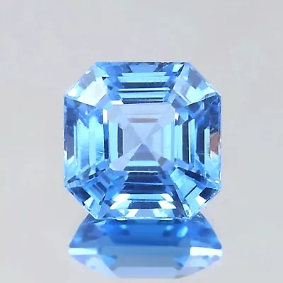 AAA Quality Natural Ceylon Fancy Blue Spinel Loose Asscher Gemstone Cut 10x10 MM • $51.68