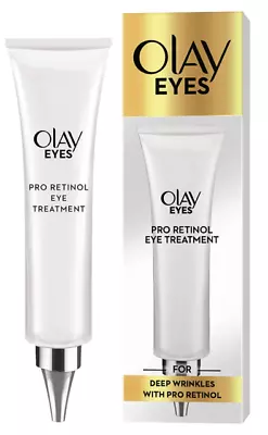 £10.99 • Buy Olay Eyes Pro-Retinol Treatment Cream For Deep Wrinkles Anti-ageing Smooths 15ml