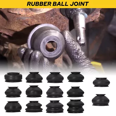 14 Pcs Universal Rubber Ball Joint Rubber Dust Boot Cover Track Rod End Set Kit • $14.21