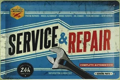  Collective Plaque Wrench Auto Service Repair Garage Tin Metal Sign • $18.89