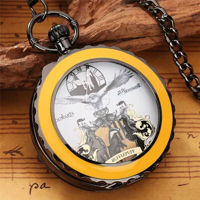 Harry Potter Musical Quartz Pocket Watch Luxury Roman Numerals Display Fob Watch • $16.90