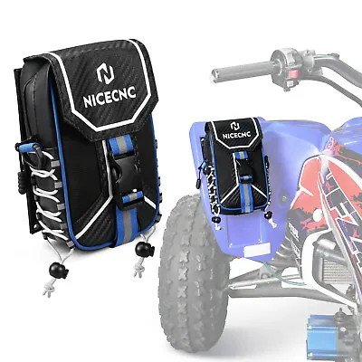 Fender Bag For Yamaha YFZ450 YFZ450R 2004-2024 Front Fender Storage Pack Blue • $22.79