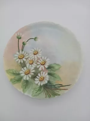 Beautiful Vintage Versailles Bavaria Signed Hand Painted Daisy Daisies Plate 8” • $14.89