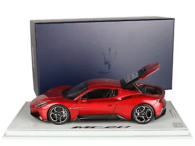 Maserati Mc20 Rosso Vicente & Display Case 1/18 Diecast By Bbr He180051 C Die • $449.99