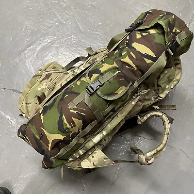 British Military DPM Bergen 20L Side Pouch PRI Daysack Lightweight Mast Carrier • $56