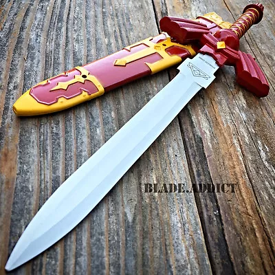 12  Legend Of Zelda Hylian Hyrule Ocarina Of Time Master Sword Short Dagger RED • $14.20