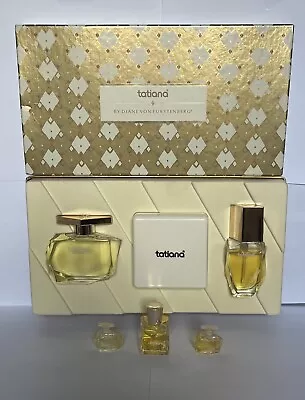 Vintage Tatiana Diane Von Furstenberg Perfume Gift Set Powder Cologne Lot MORE! • $255