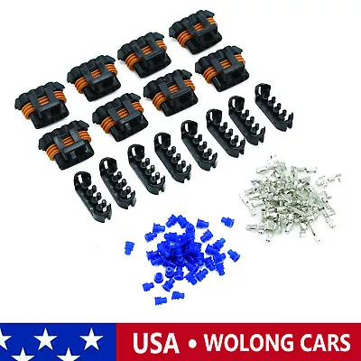 $28.12 • Buy 8x Ignition Coil Connector Plug Kit Fit For LS1 LS6 Engine / Chevrolet Firebird