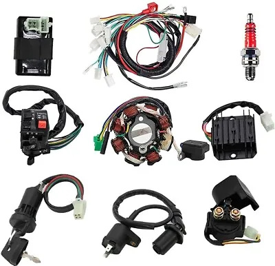 $49.67 • Buy Complete Wiring Harness Kit For ATV Quad 4 Four Wheelers GY6 50CC 70CC 110CC ...