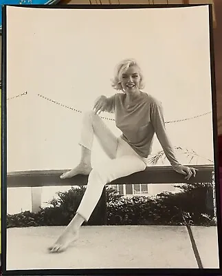 1962 Marilyn Monroe Original Photograph George Barris Stamped Tim Leimert House • $300