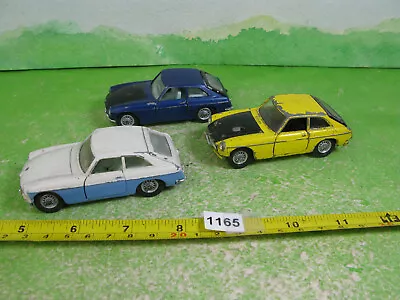 Vintage Corgi Toys Diecast Model Cars X3 MG Gt's To Restore 1165 • £12