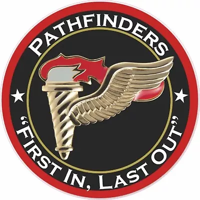 US Army Pathfinder Military Logo Bumper Sticker Vinyl Decal • $3.75