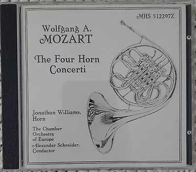 Mozart: The Four Horn Concerti (1989 Musical Heritage Society 512297Z) • $6.35