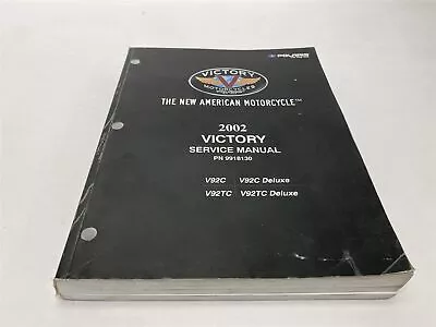 $79.20 • Buy 2002 Victory V92C V92C Deluxe V92TC V92TC Deluxe Service Manual 9918130