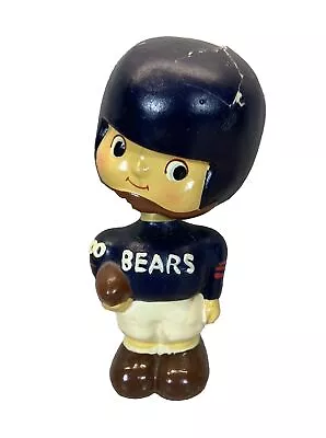 1960's Chicago Bears Bobblehead Vintage Nodder Missing Base Cracked Made Japan • $34.91