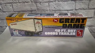 1:25 AMT - GREAT DAME 40 Ft Dry Goods Trailer  - Plastic Model Semi 20  - SEALED • $25