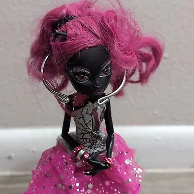 Monster High Doll Catty Noir Mattel 13 Wishes 2013 Black Cat Original Pink Dress • $31.04