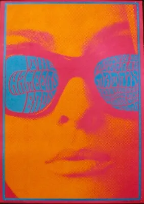 CHAMBERS BROTHERS NEON ROSE NR12 1967 Concert Poster VICTOR MOSCOSO NM • $3000