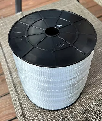 3/4” X 600ft 2500LB Tensile Polyester Pull Tape Mule Tape Flat Rope Webbing • $39.99