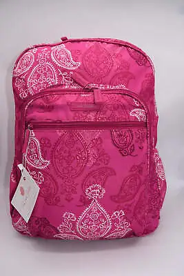 Vera Bradley Lighten Up Campus Backpack In  Stamped Paisley  Pattern • $29.70