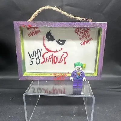 Lego DC  Batman Joker With Custom Handmade Display • $51.39