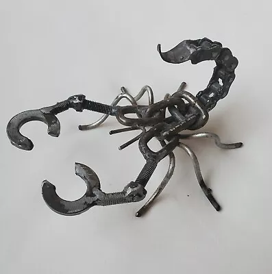 Steampunk Scorpion Desk Art Welded Scrap Metal One Of A Kind Bike Chain Stinger • $29.99