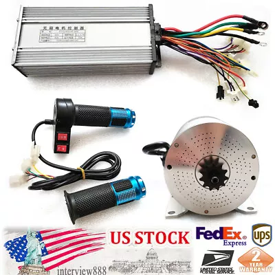 2000W 60V BLDC Motor Kit W/ Brushless Controller For Electric Scooter E Bike • $147.25