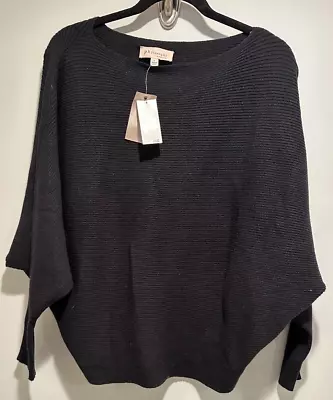 Philosophy Republic Black  Super Soft Sweater Dolman Sleeve Size L • $15