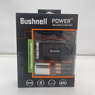 Bushnell Power+ 400 Lumen Flashlight Rechargeable Flex Power • $21.60